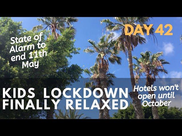 Tenerife Lockdown Day 42 | Children Allowed Out for 1 Hour