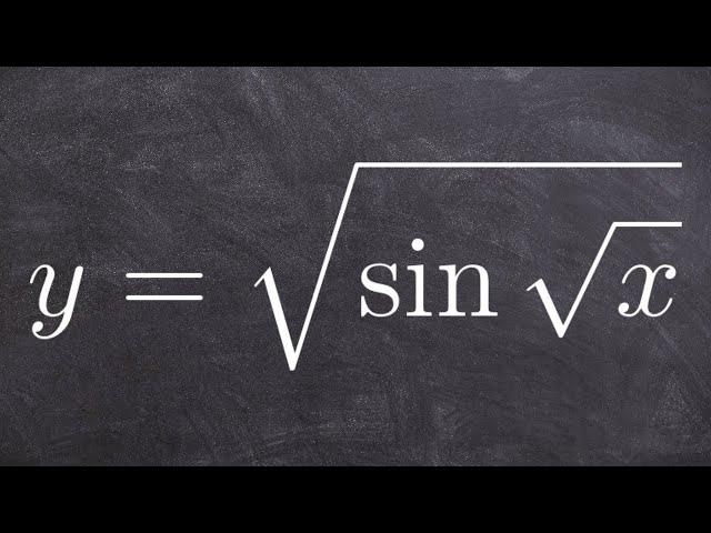 Find the Derivative of y = sqrt(sin(sqrt(x))