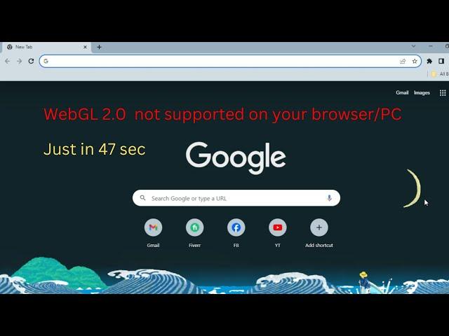 Webgl not supported 202 । FIX WEBGL not Supported by Your Browser Chrome