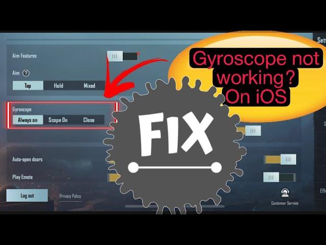 Gyroscope not working on iOS | FIXED 100% working | iPhone | Battlegrounds Mobile India |