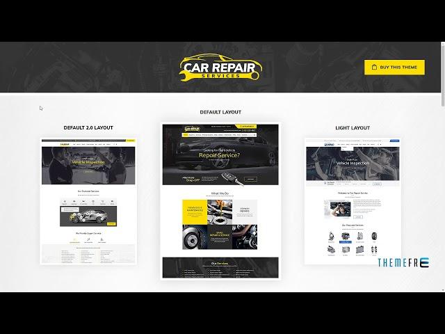 Car Repair Services and Auto Mechanic WordPress Theme