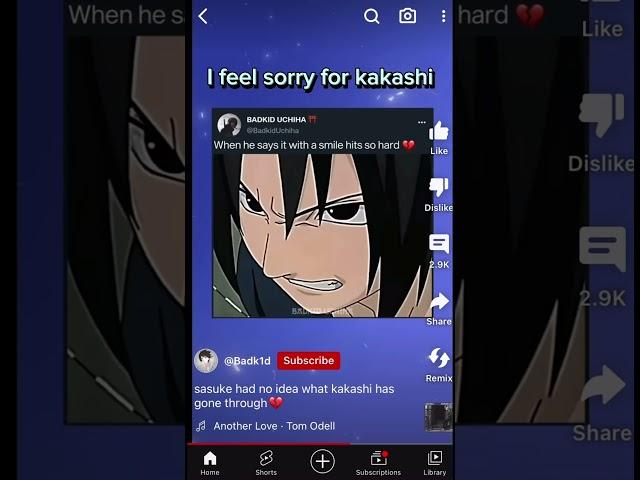 ￼ Sasuke has no idea ￼#badk1d