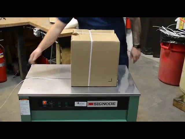 SIGNODE MAKE SEMI AUTOMATIC STRAPPING MACHINE MST