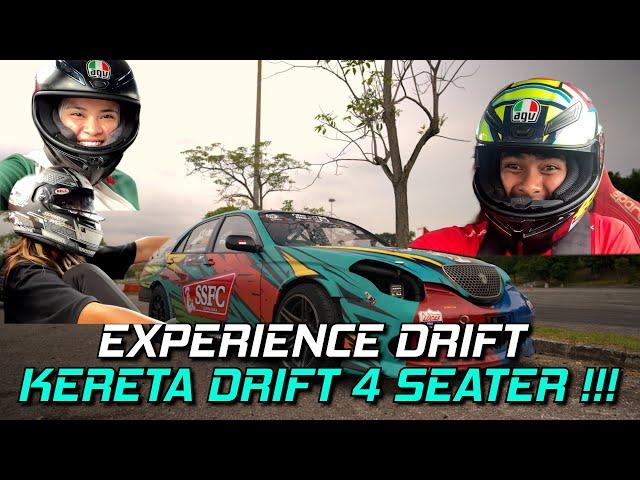 EXPERIENCE DRIFT KERETA DRIFT 4 SEATER !!! KERETA PERTAMA DI MALAYSIA...