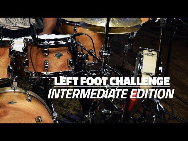 Left Foot Challenge For Intermediate Drummers