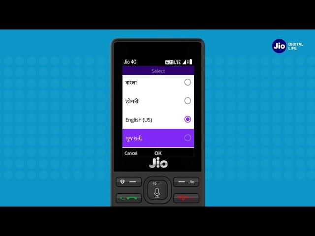 How to Change JioPhone Language & Input Method (Hindi) | Reliance Jio