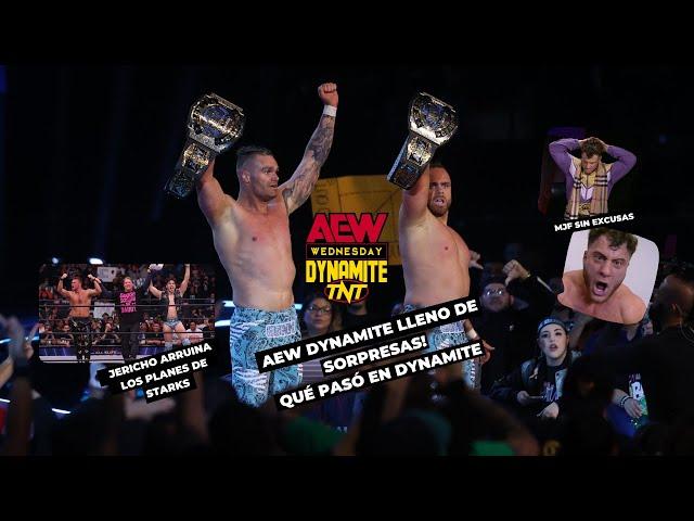 DANIELSON VS MJF EN REVOLUTION|| RESUMEN Y RESULTADOS AEW Dynamite 08/02/2023 ||LOS GUNNS SORPRENDEN