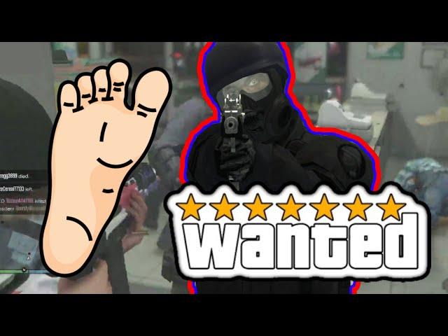 Can you Escape 5 Stars In GTA5 On Foot?