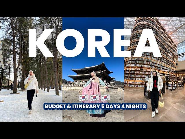 LIBURAN KE KOREA BAWA UANG BERAPA?  SPILL BUDGET & ITINERARY FIRST WINTER TRIP 