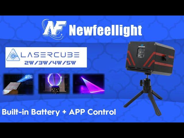 Newfeel Lasers Black Cube APP Remote Control DJ Laser Lights