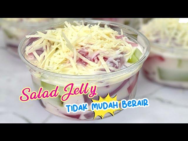 RESEP RAHASIA SALAD JELLY TIDAK MUDAH BERAIR ‼️ IDE JUALAN MODAL KECIL UNTUNGNYA WOWWW