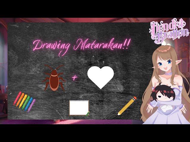 [Handcam Drawing] We Are Drawing Matara Kan!!| Kendra Bratton Fairy VTuber  #vtuberen