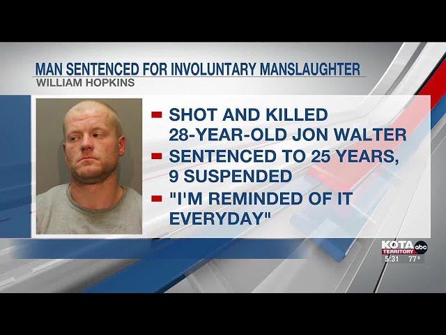 William Hopkins sentenced to 25 years for involuntary manslaughter