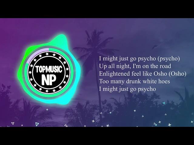 MASE - Psycho! [Bass Boosted] +( lyrics)