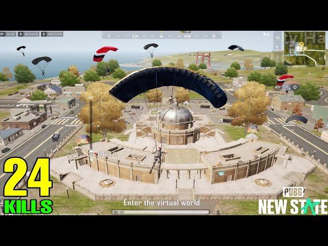 PUBG NEW STATE Highest Kill Gameplay | RECORD (24 KILLS) | PUBG : New State