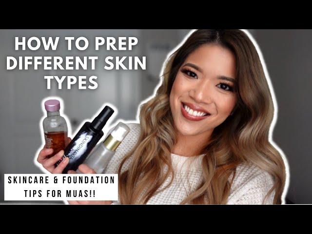 SKIN PREP ON CLIENTS: Skincare & foundation application tips for makeup artists