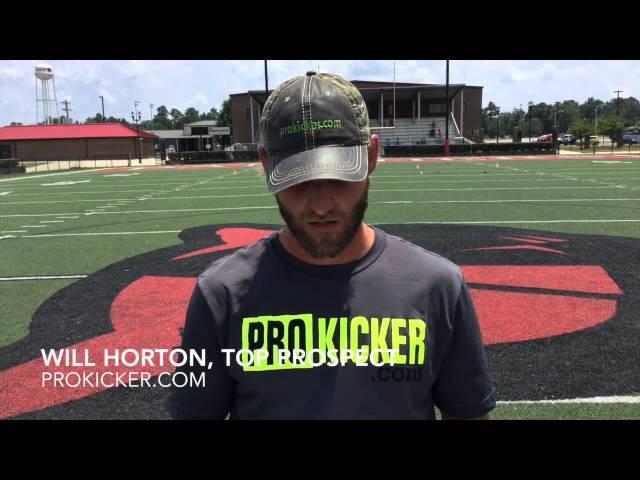 Will Horton, Prokicker.com Top Prospect