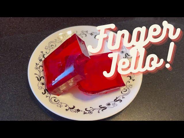 How to make finerger jello fun jello