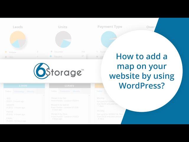 How To Add A Map To Your Website By Using Wordpress? |6Storage