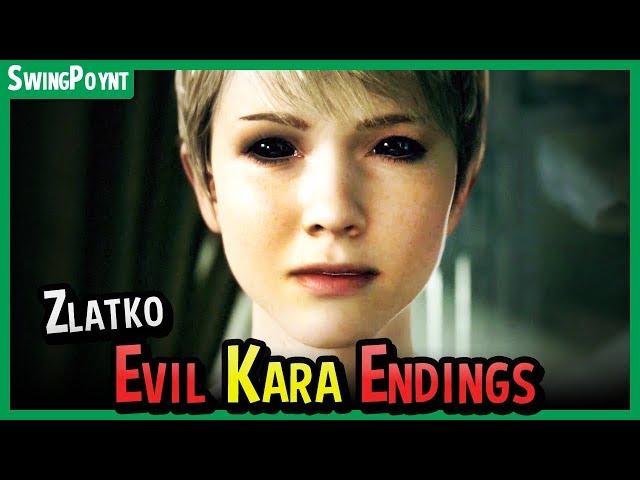 Detroit Become Human - EVIL KARA Secret Ending - Zlatko Endings - How to Escape the Memory Machine