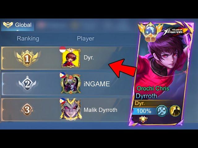 THANK YOU MOONTON FOR THIS BADGE !! TOP 1 GLOBAL DYRROTH BEST BUILD