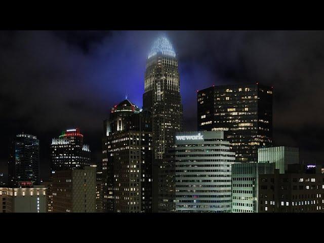 Driving Charlotte NC  - 4K Night Tour