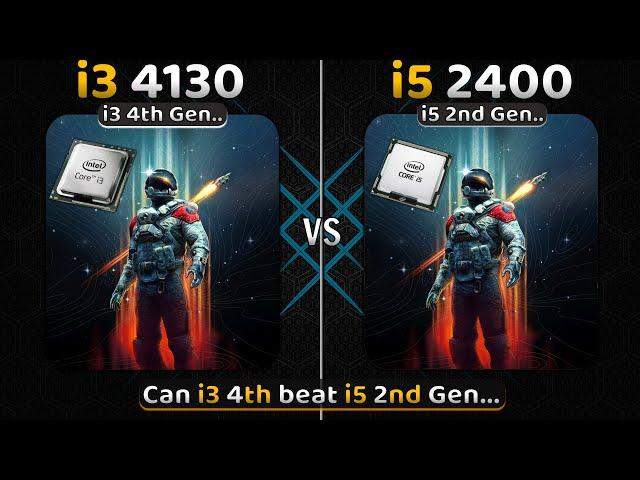 intel Core i3 4130 vs i5 2400 | 4th Gen... i3 vs 2nd Gen... i5 - Test in 2023 | 10+ Games Tested