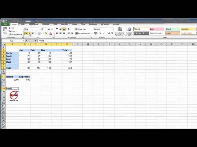 Selecting Non-Adjacent Cells in Excel