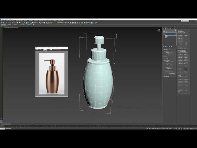 3ds Max 2023 Fundamentals Lesson 6.1   Creating a Shampoo Bottle with the Lathe modifier