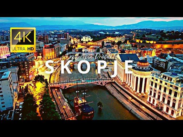 Skopje, Macedonia  in 4K ULTRA HD 60 FPS Video by Drone