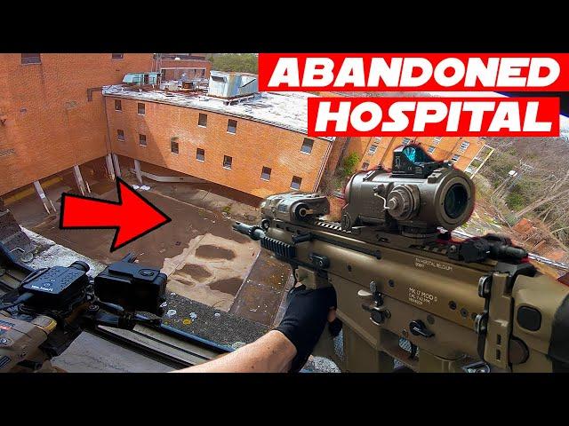 Abandoned Hospital Tokyo Marui SCAR-H Airsoft Gameplay!