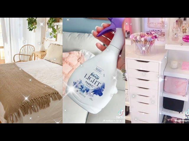 bedroom cleaning and organizing tiktok compilation 🫒