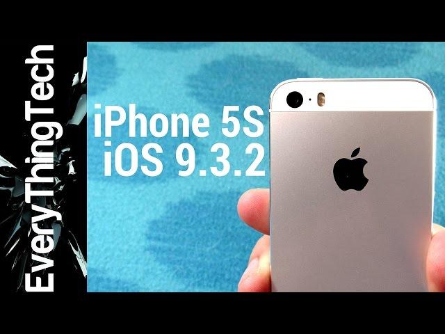 iPhone 5S iOS 9.3.2 Speed Test!