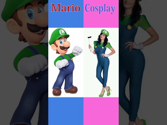 Mario Princess Cosplay Gender Swap Edit #mario #cosplay #reallife #peach #daisy #rosalina