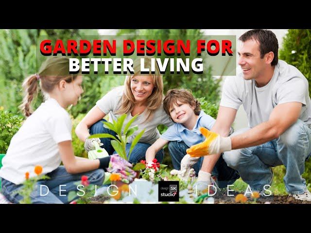 Garden Design for Better Living #garden #backyard #gardening #gardendesign