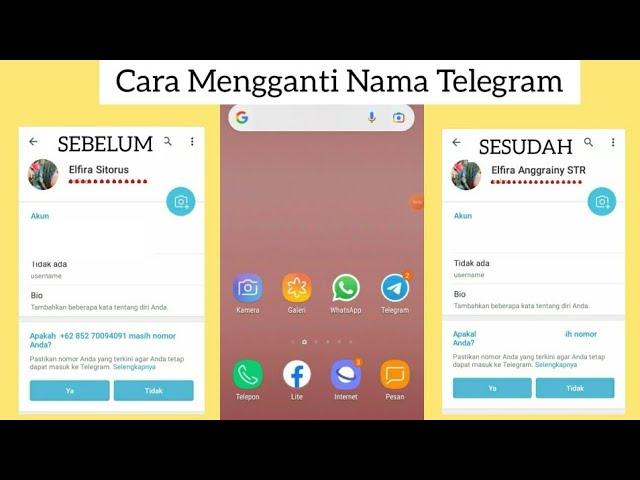 Cara Mengganti Nama Telegram