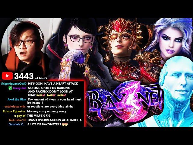 RAKUNX REACTS TO BAYONETTA 3 RELEASE DATE REVEALED TRAILER - NINTENDO SWITCH