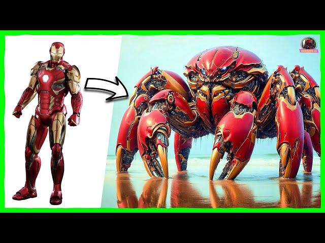 AVENGERS but KING CRAB - VENGERS  All Characters (marvel & DC) 2025 