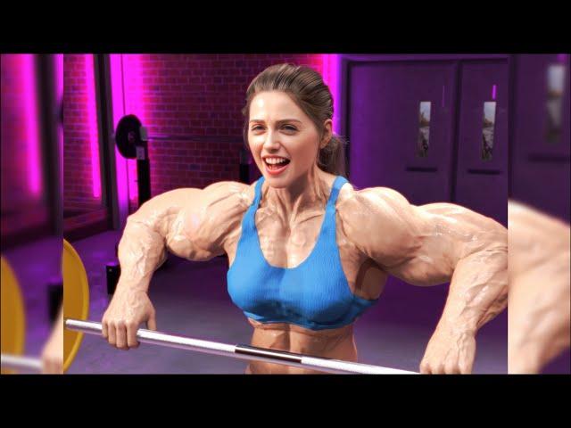 Rep-Rise FMG Female Muscle Growth Animation