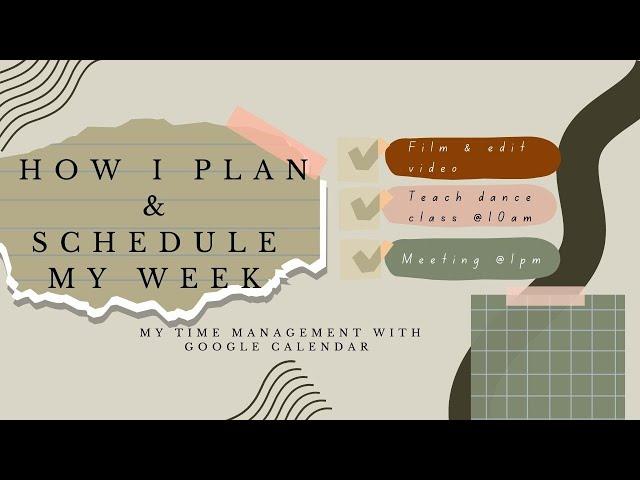 How I Do My Time Management with Google Calendar