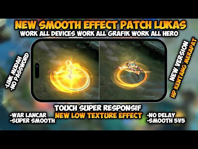 Update !! Config ML Anti Lag Smooth Effect Battle Optimize | Lag Fix Frame Drop | Mobile Legends