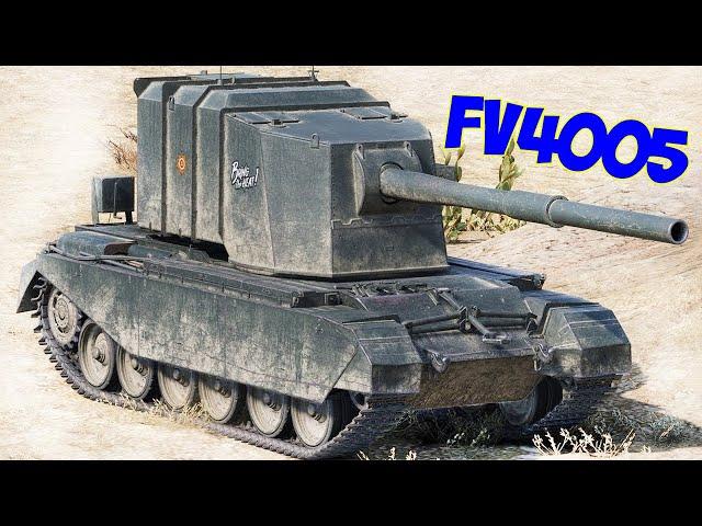 Английский истребители СОВЕТСКИХ танков - FV4005 Stage I и II. Британский исполин