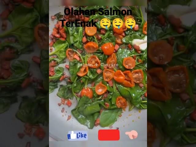 Mantab Bikin Ngiler   Salmon is Creamy Chorizo Sauce ️