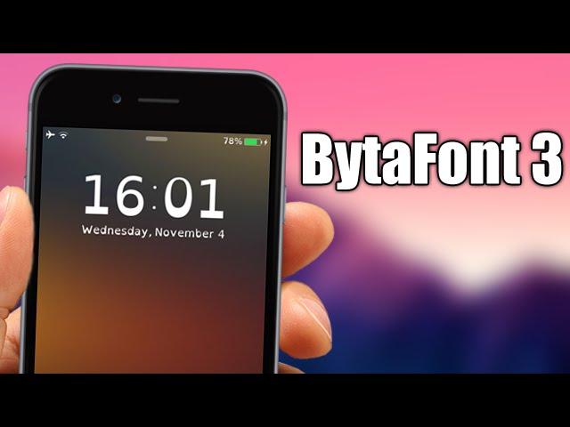 BytaFont 3 - iOS 9 Jailbreak Cydia Tweak