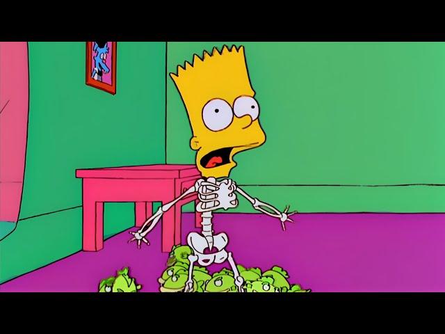 The simpsons Bart gets eaten by piranhas