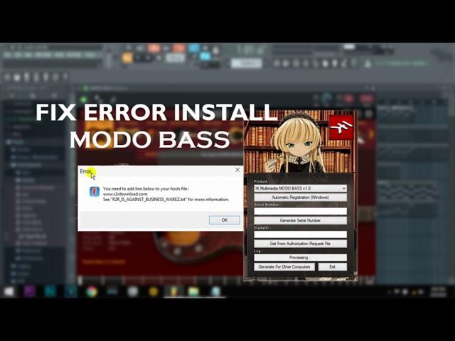 FIX ERROR INSTAL  MODO BASS