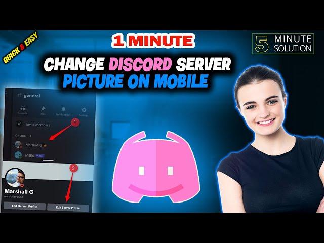 How to change discord server picture on mobile 2024 (Quick & Easy)