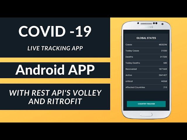 Create Coronavirus (COVID-19) Tracker App Using REST API's in Android Studio | PART - 2