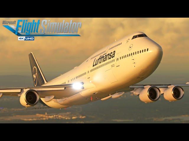 B747-8 Lufthansa | Frankfurt - Miami | Full Flight MSFS2020 [4K]