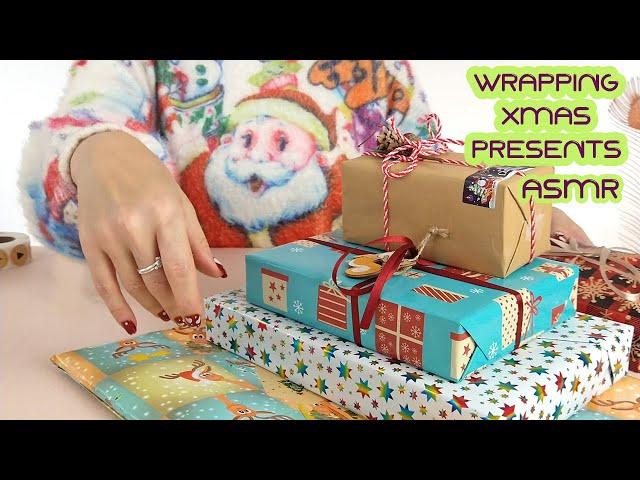 ASMR  Christmas Present Wrapping • No Talking